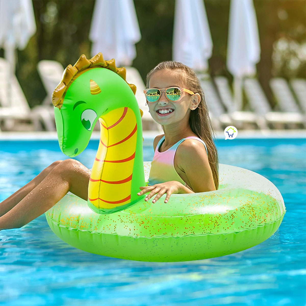 Miniatura 4 de Flotador Inflable De Dragon LGA-091